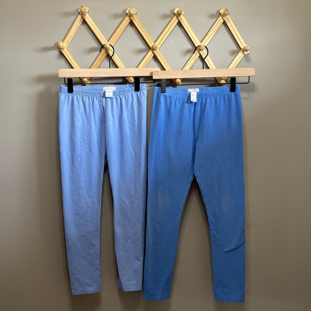 The Beaufort Bonnet Company Girls Mitzy Sue Slacks Casual Pants 10 Blue 2 pairs